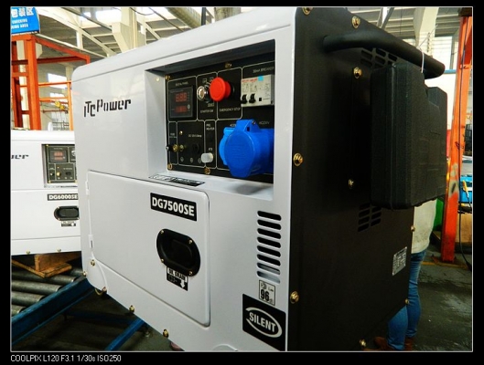 เครื่องปั่นไฟ ขนาด 5.5 KW 230V 1 เฟส รับประกัน1ปี มีสินค้าพร้อมส่ง