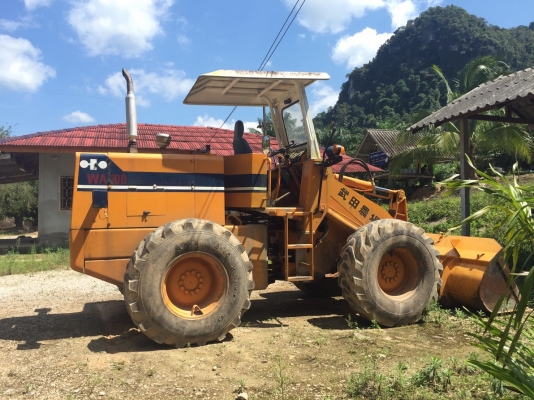 ขายรถตักล้อยาง KOMATSU 510 กรองคู่ สภาพสวย พร้อมใช้งาน สนใจโทร 081-970-1072