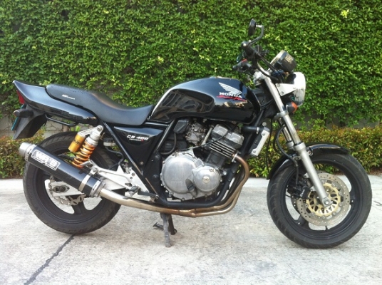 Cb 400 y93 ท่อ wrs full โช๊ค ohlins ทะเบียน