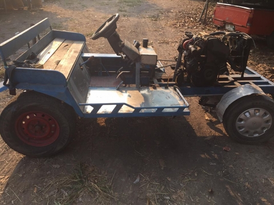 รถเกียร์ นั่งขับ พื้นเเสตนเลส