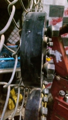 สเปเซอร์ เหล็ก 32 มิล 5 รู สภาพตามรูป พร้อมใช้งาน เหลือ 2 อัน