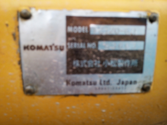 ขายรถแบคโฮ KOMATSU PC120-6Z เอกสารใบแจ้งจำหน่าย ราคา 1000000