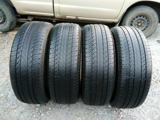 ขายยาง บริดสโตน อีโคเปีย 245/65R17 ยางสัปดาห์ที่43ปี15 ดอกยางเต็มสดเท่ากันไม่ร้าวไม่แตกลาย สวยๆ จำนวน 4 เส้น