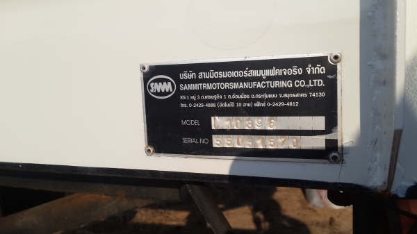 ขายถูกกระบะ ดั้มพ์สามมิตรแท้ แท้ยาว 4.05 M กว้าง 2.25 M คัชซี 82-85 สภาพสวย อุปรกรณ์ครบ ทุกชิ้น ตั้งได้เลยรถ ทุก ยี่ห้อ โทร 081-1841924