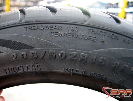 KUMHO KU36 205/50R15 เส้นละ 3,250 บาท