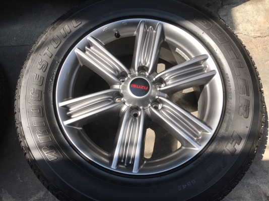 แม็กขอบ18 ป้ายแดง ISUZU Blue Power X-Series พร้อมยางป้ายแดง 255-60-18