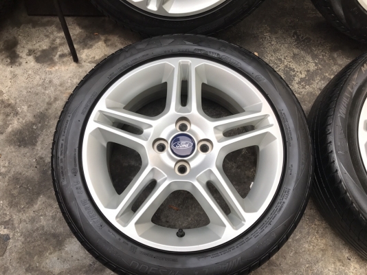 ล้อแม็ก ford fiesta ตัวท๊อป ขอบ 16 พร้อมยาง 195-50-16 ปี 15 ล้อแม็ก ford fiesta ตัวท๊อป ขอบ 16 พร้อมยาง 195-50-16 ปี 15