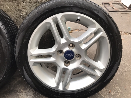 ล้อแม็ก ford fiesta ตัวท๊อป ขอบ 16 พร้อมยาง 195-50-16 ปี 15 ล้อแม็ก ford fiesta ตัวท๊อป ขอบ 16 พร้อมยาง 195-50-16 ปี 15