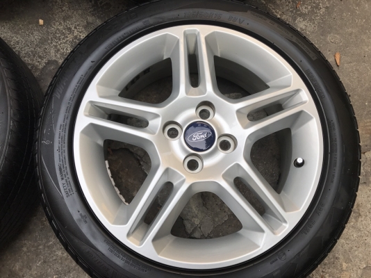 ล้อแม็ก ford fiesta ตัวท๊อป ขอบ 16 พร้อมยาง 195-50-16 ปี 15 ล้อแม็ก ford fiesta ตัวท๊อป ขอบ 16 พร้อมยาง 195-50-16 ปี 15