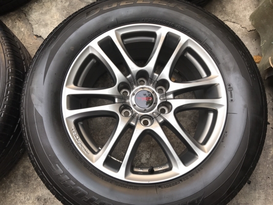 แม็ก แท้ Toyota TRD3 ขอบ18 พร้อมยาง 265-60-18 แม็ก แท้ Toyota TRD3 ขอบ18 พร้อมยาง 265-60-18