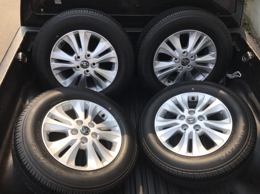 ล้อพร้อมยางป้ายแดง โตโยต้า รีโว่ ขอบ 16 รถพึ่งออกสดๆปี17