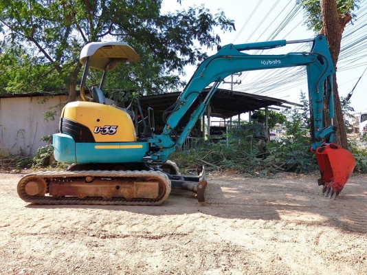 KUBOTA U35-3 ขนาดPC-35<มีลายหัวแย๊ก>รถเก่านอกแท้มีเอกสาร<มีVDOชม>☎️ติดต่อ 085-5632278 (ราคาต่อรองได้)