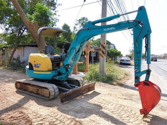 KUBOTA U35-3 ขนาดPC-35<มีลายหัวแย๊ก>รถเก่านอกแท้มีเอกสาร<มีVDOชม>☎️ติดต่อ 085-5632278 (ราคาต่อรองได้)