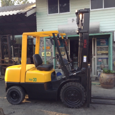 +++ ขายโฟล์คลิฟท์ T.C.M. FD30 ขนาด 3 ตัน เครื่องยนต์ดีเซล เสา 4 เมตร เกียร์ออโตเมติค งา 1,070 มม. ยางตันครับ +++ ขายโฟล์คลิฟท์ T.C.M. FD30 ขนาด 3 ตัน เครื่องยนต์ดีเซล เสา 4 เมตร เกียร์ออโตเมติค งา 1,070 มม. ยางตันครับ