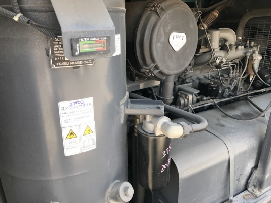 ปั้มลม AIRMAN PDS390S ปี 2006 สภาพสวยมาก นำเข้าจากญี่ปุ่น