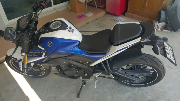 ขาย YAMAHA M SLAZ 2016 สีน้ำเงิน สภาพใหม่เอี่ยม วิ่งมาแค่ 2,000 โล ขาย YAMAHA M SLAZ 2016 สีน้ำเงิน สภาพใหม่เอี่ยม วิ่งมาแค่ 2,000 โล