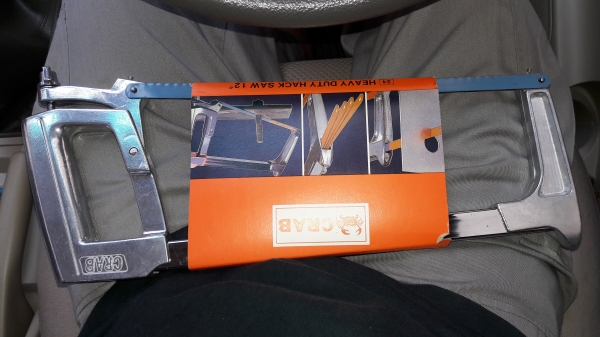 ขายเลื่อยเหล็กตราปู ปรับองศาตัดได้3ระดับ ทำจากอลูมิเนียมหนาทั้งตัวCRAB MADE IN TAIWAN.