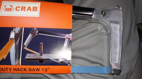 ขายเลื่อยเหล็กตราปู ปรับองศาตัดได้3ระดับ ทำจากอลูมิเนียมหนาทั้งตัวCRAB MADE IN TAIWAN.