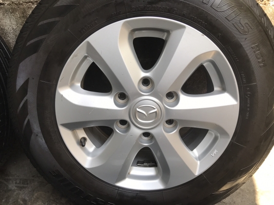 ล้อแม็ก Mazda BT-50 พร้อมยาง 215-70-16 Bridgestone ปี14 ล้อแม็ก Mazda BT-50 พร้อมยาง 215-70-16 Bridgestone ปี14