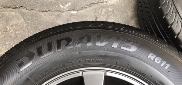 ล้อแม็ก ISUZU D-MAX Platinum พร้อมยาง 205-70-15 Bridgestone ปี 15 ล้อแม็ก ISUZU D-MAX Platinum พร้อมยาง 205-70-15 Bridgestone ปี 15