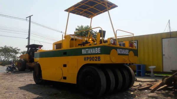 รถบดล้อยาง9ล้อ WATANABE WP902B ระบบฉีดน้ำพร้อม เอกสารเล่มทะเบียน รถบดล้อยาง9ล้อ WATANABE WP902B ระบบฉีดน้ำพร้อม เอกสารเล่มทะเบียน