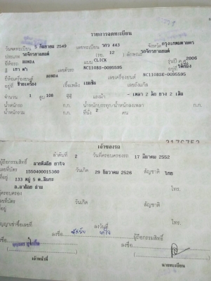 ขายรถมอไซค์ HONDA CLICK ขายรถมอไซค์ HONDA CLICK