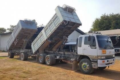 ขาย 1,150,000 สิบล้อดั้มแม่-ลูก 2 คาน HINO FM3M สภาพเดิมสวยจัด เครื่องเดิม M10C 240 แรงม้า เกียร์เดิ
