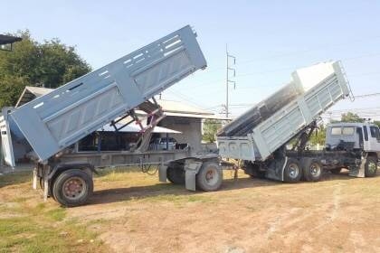 ขาย 1,150,000 สิบล้อดั้มแม่-ลูก 2 คาน HINO FM3M สภาพเดิมสวยจัด เครื่องเดิม M10C 240 แรงม้า เกียร์เดิ
