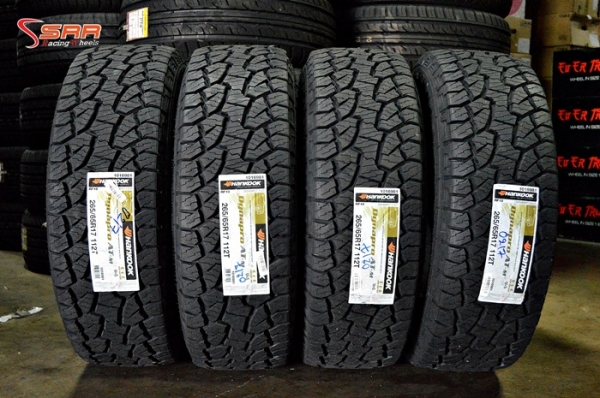 HANKOOK AT-M 265/65R17 ปี17 เส้นละ 4,500 บาท