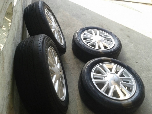 ล้ออีสุขอบ16นิ้ว6รู พร้อมยาง ชุดนี้ ราคา 5900 บาท