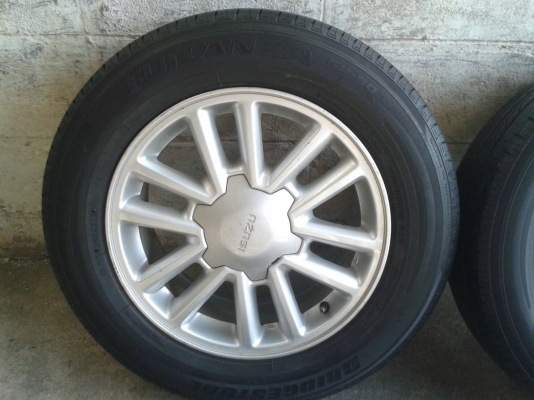 ล้ออีสุขอบ16นิ้ว6รู พร้อมยาง ชุดนี้ ราคา 5900 บาท