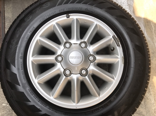 ล้อแม็ก ISUZU D-MAX พร้อมยาง 215-70-15 MAXXIS ปี 16