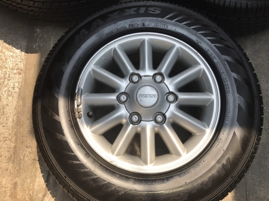 ล้อแม็ก ISUZU D-MAX พร้อมยาง 215-70-15 MAXXIS ปี 16