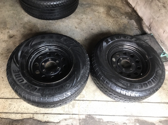 กระทะ บรรทุก 6รู139 ขอบ14 พร้อมยาง 205R14 กระทะ บรรทุก 6รู139 ขอบ14 พร้อมยาง 205R14