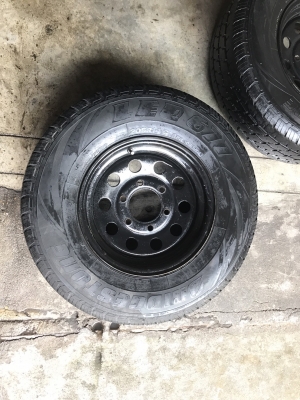 กระทะ บรรทุก 6รู139 ขอบ14 พร้อมยาง 205R14 กระทะ บรรทุก 6รู139 ขอบ14 พร้อมยาง 205R14