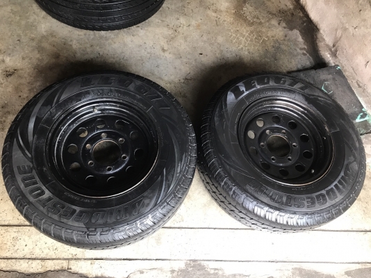 กระทะ บรรทุก 6รู139 ขอบ14 พร้อมยาง 205R14