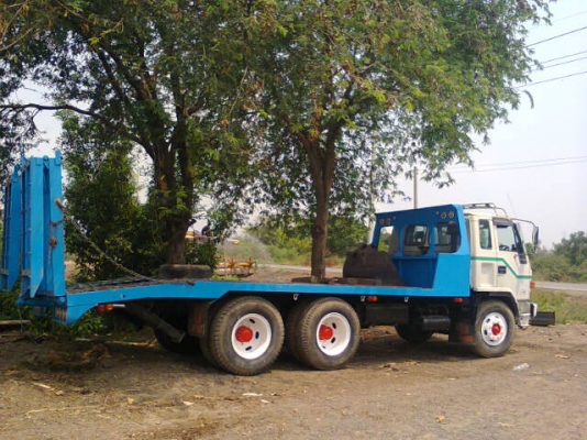 ขายรถ 10 ล้อเทเลอร์ ISUZU ROCKY 175 ใส่หัวนอก ROCKY 195 2 เพลาสโลว์กลาง สพานไฮดรอลิค ราคา 890000