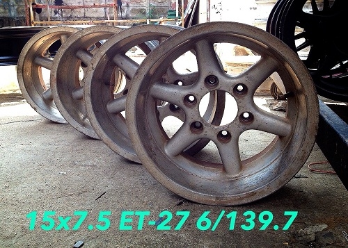 ขายล้อ SRS III แท้ Germany ขอบ 15x7.5 ออฟ-27 ใส่ 6 รู ออฟลึก สภาพเดิม แห้งๆ ครับ