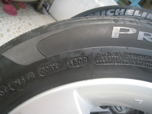 ขายล้อแม็ก Honda civic 16"x6.5" 5/114 et45 +ยางปี 09 (081-3747940)