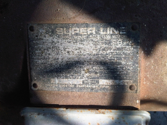 ขายมอเตอร์ไฟฟ้า 5 แรง super line ไฟ3สาย(ใช้ไฟเมืองไทยได้เลย) ขายมอเตอร์ไฟฟ้า 5 แรง super line ไฟ3สาย(ใช้ไฟเมืองไทยได้เลย)