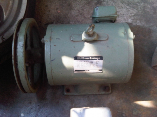 ขายมอเตอร์ไฟฟ้า Hitachi 4 แรงไฟ3สาย(ใช้ไฟเมืองไทยได้) นำเข้าจากญี่ปุ่น