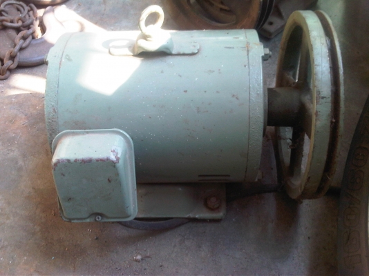 ขายมอเตอร์ไฟฟ้า Hitachi 4 แรงไฟ3สาย(ใช้ไฟเมืองไทยได้) นำเข้าจากญี่ปุ่น