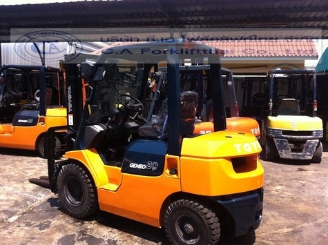 ขายรถ โฟล์คลิฟท์ TOYOTA รุ่น 7-FD20