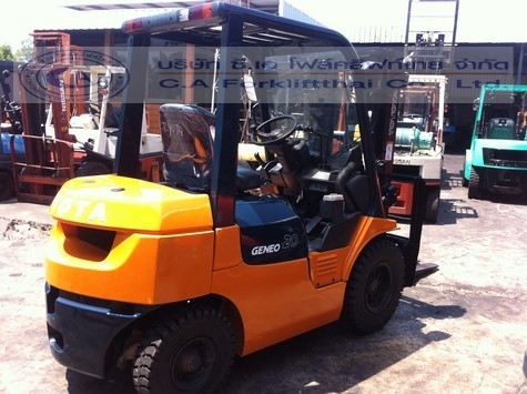 ขายรถ โฟล์คลิฟท์ TOYOTA รุ่น 7-FD20