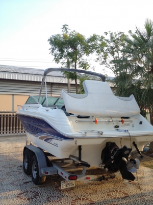 sea ray 230 ov หัวปิดมีห้องน้ำ 24ฟุต สภาพดี ขับสนุก 60mphขายถูกที่สุดในโลก