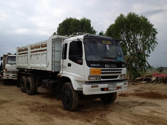 ขายรถพ่วงแม่-ลูกดัมพ์ ISUZU DECA 270 euro1 ปี 2545 ลูกอ่อนดัมพ์ 2 เพลา ราคา 2200000