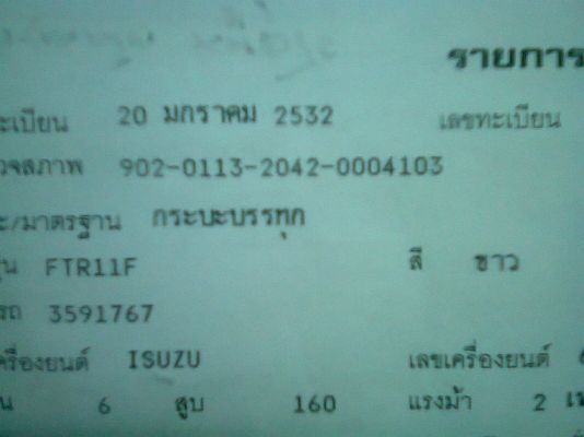 ขายFTR11Fดั้มรถสวยราคาต่อลองได้
