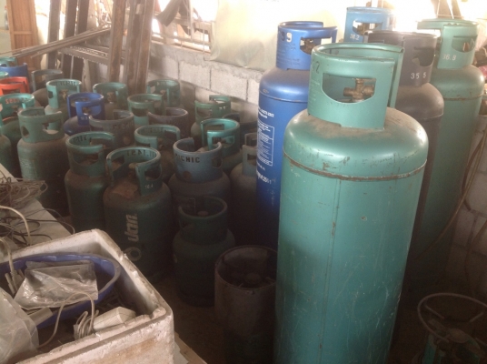 ถังแก๊สจำนวยมาก