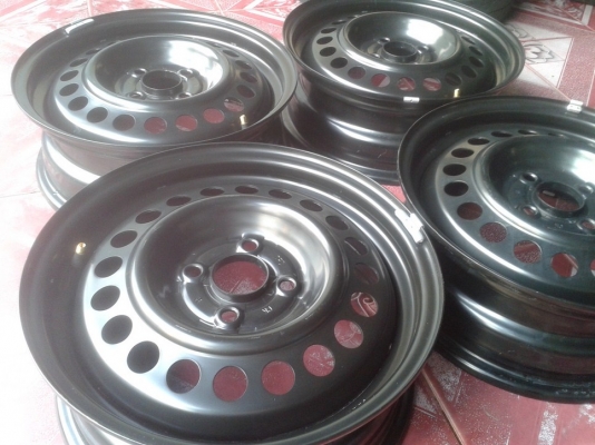 กระทะเหล็กป่าว (ถอดป้ายแดง) 15"4รู100 (4วง) ขาย1,200บ.
