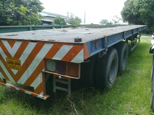 ขาย หางพ่วง พื้นเรียบ 12 เมตร 2 เพลา